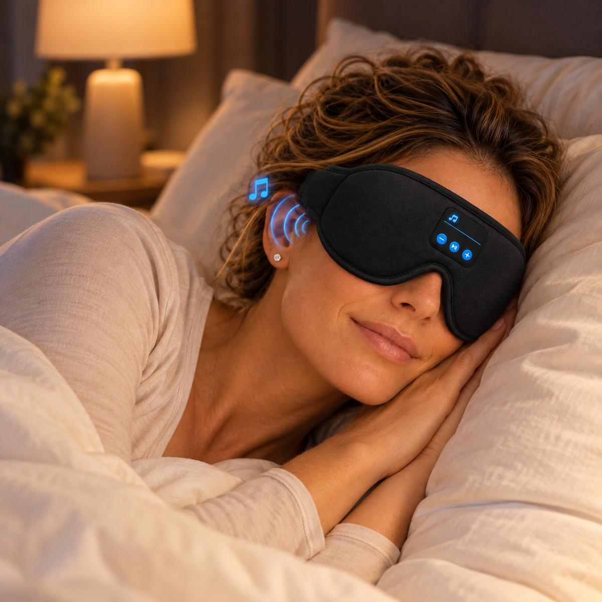 3D Bluetooth Sleep Mask with Wireless Audio