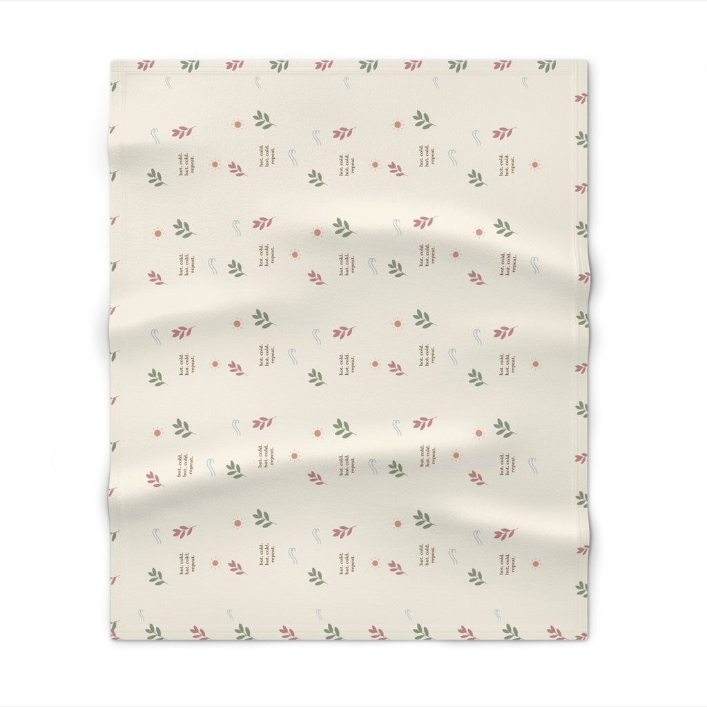 Hot. Cold. Repeat. | Funny Perimenopause Throw Blanket