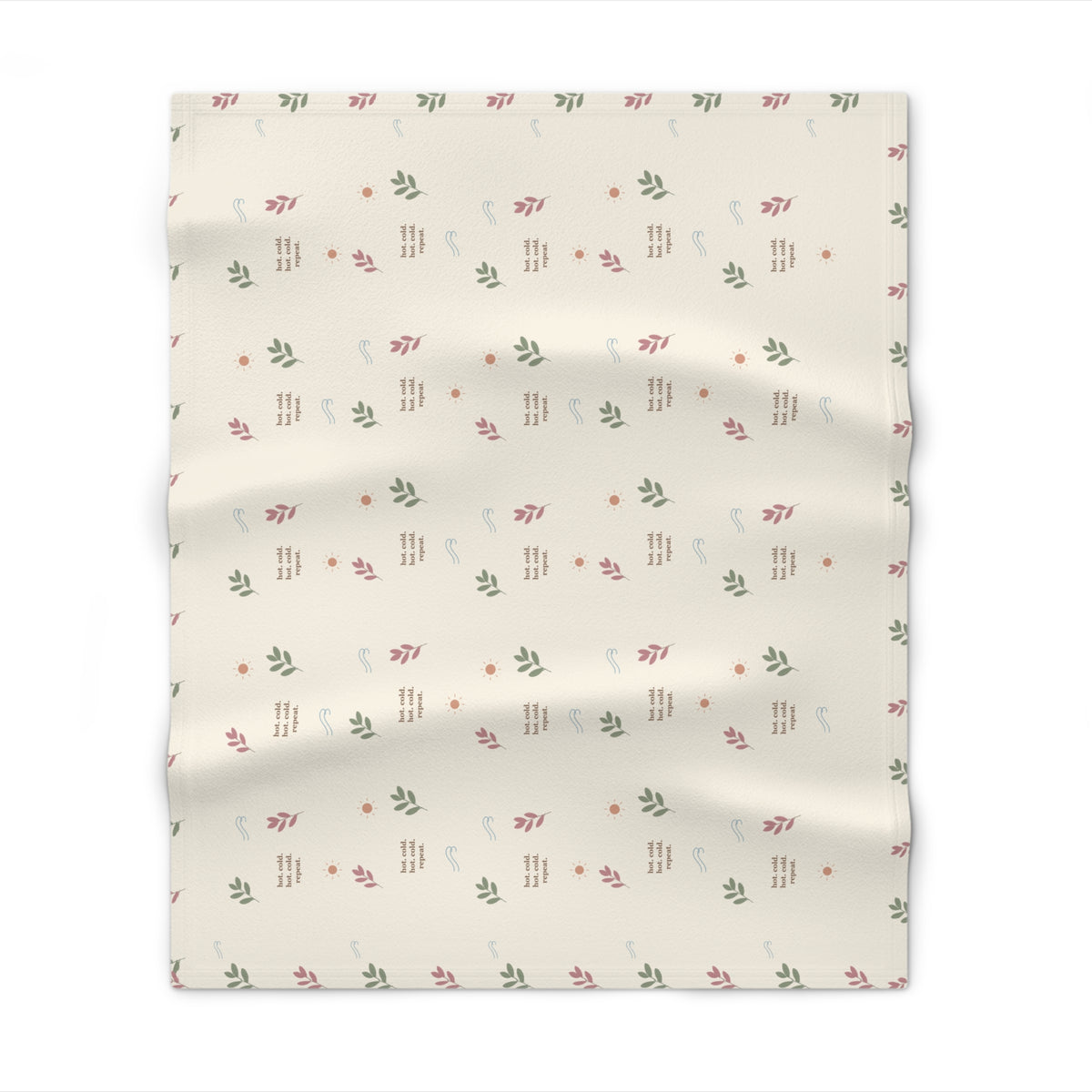 Hot. Cold. Repeat. | Funny Perimenopause Throw Blanket