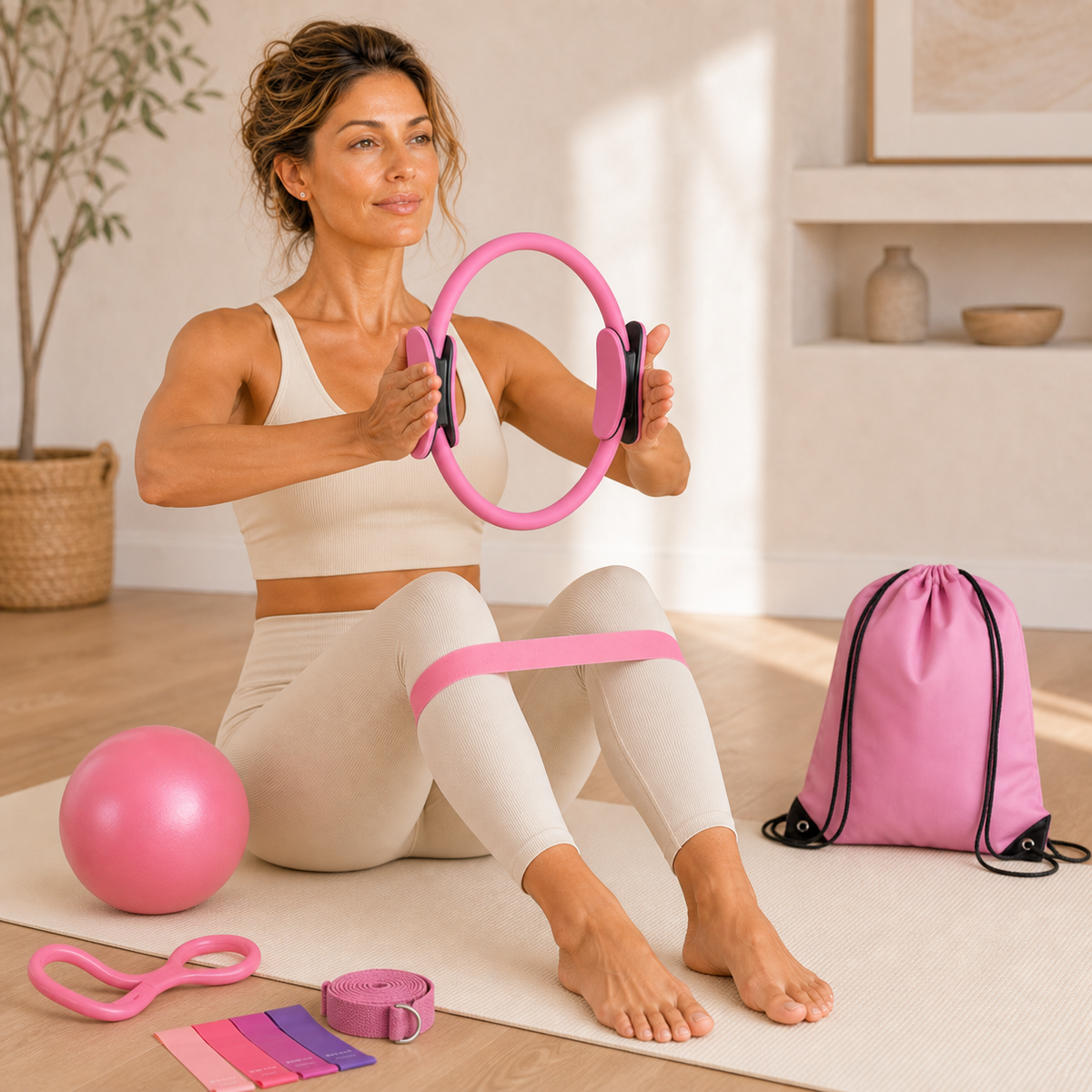 13-Piece Pilates & Yoga Home Workout Set