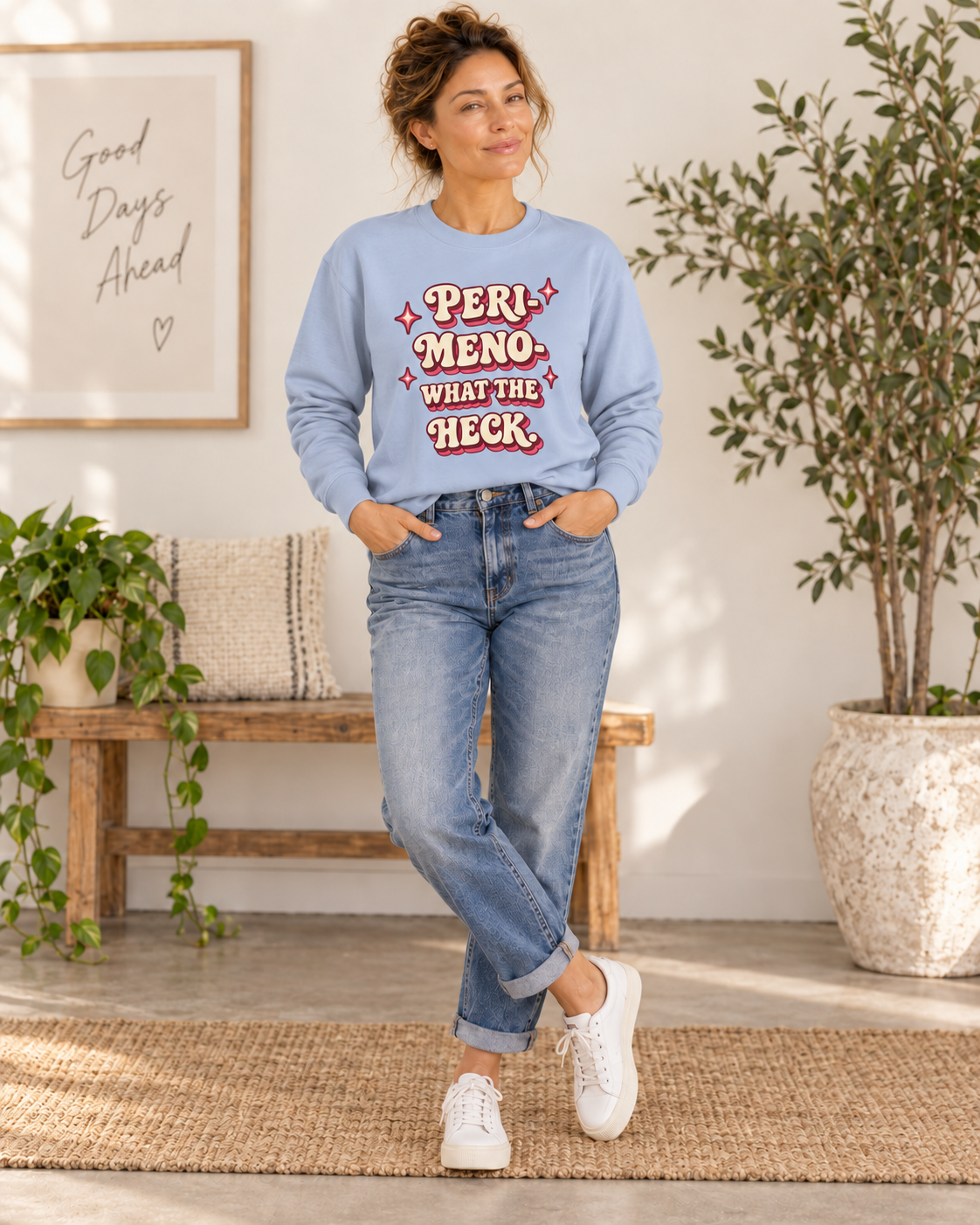 Peri-Meno—What the Heck! | Funny Perimenopause Sweatshirt