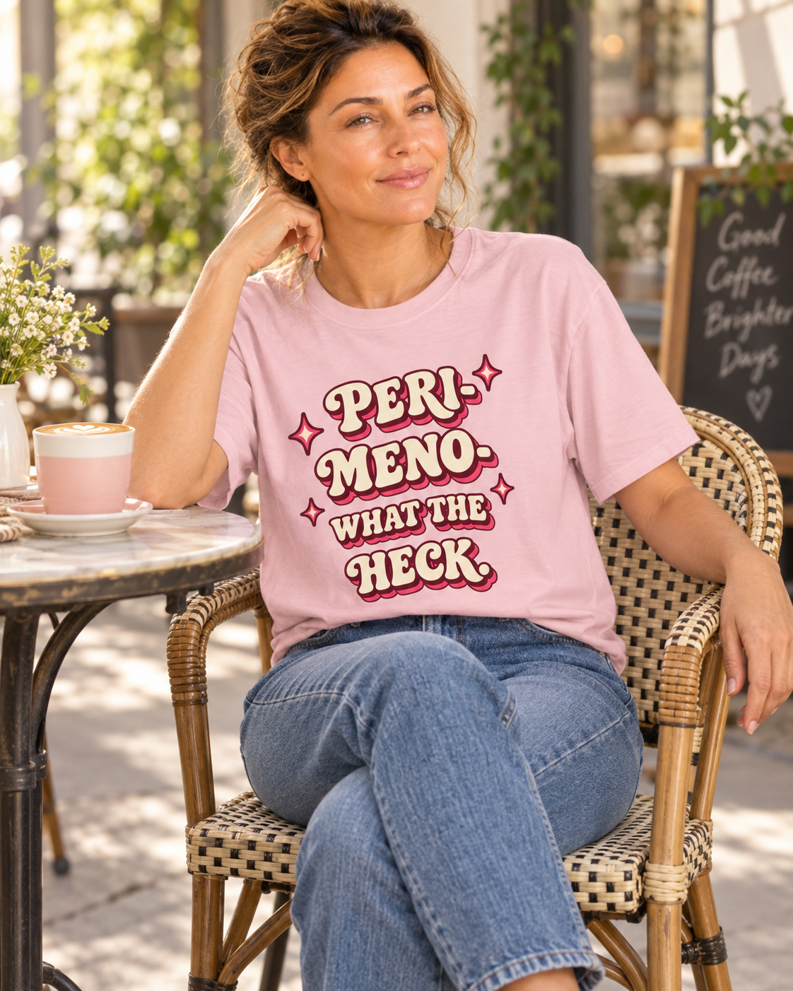 Peri-Meno-What the Heck | Funny Perimenopause T-Shirt